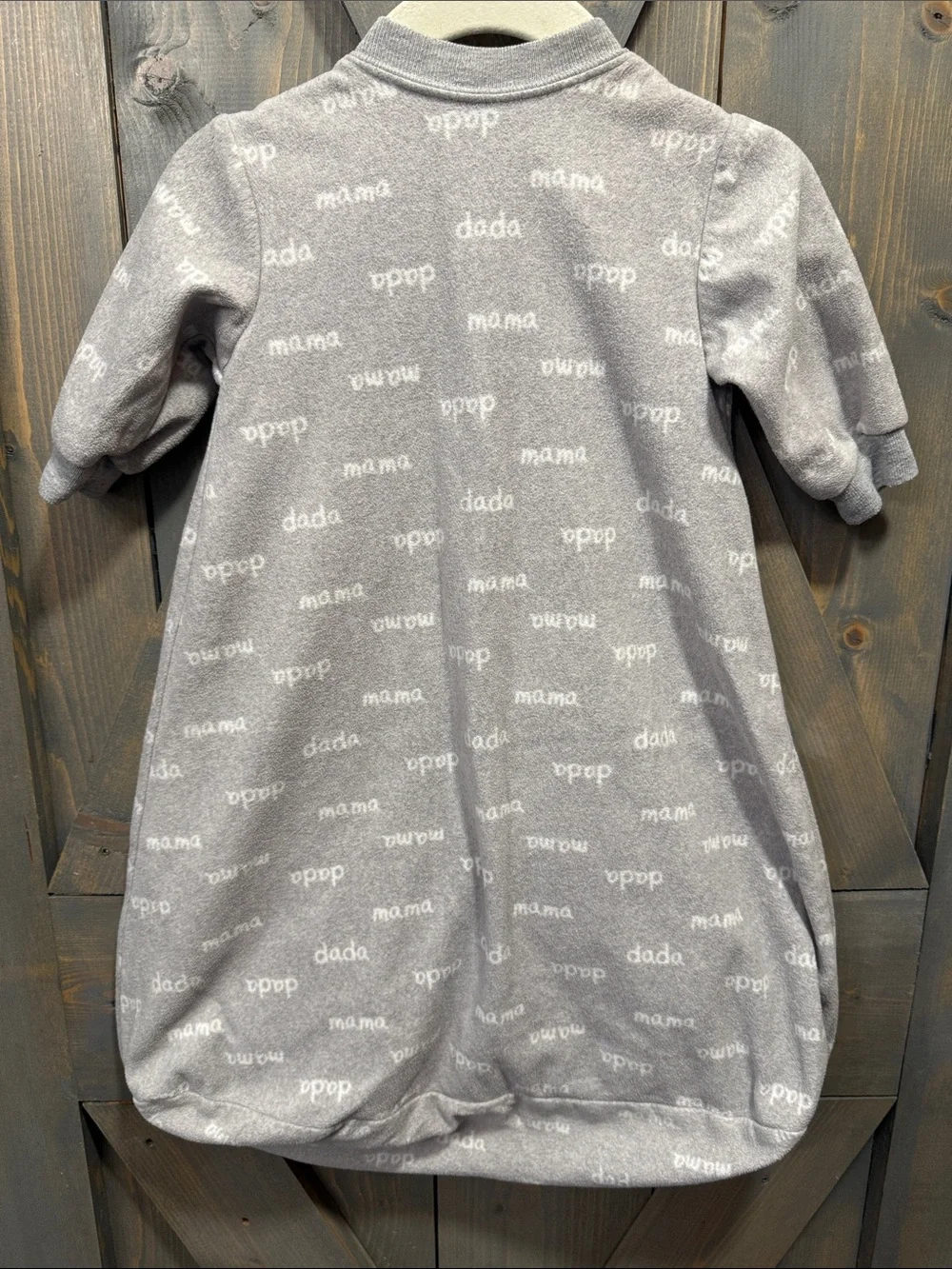 Carter's Gray 'Love You' Short Sleeve Sleep Sack Pajamas